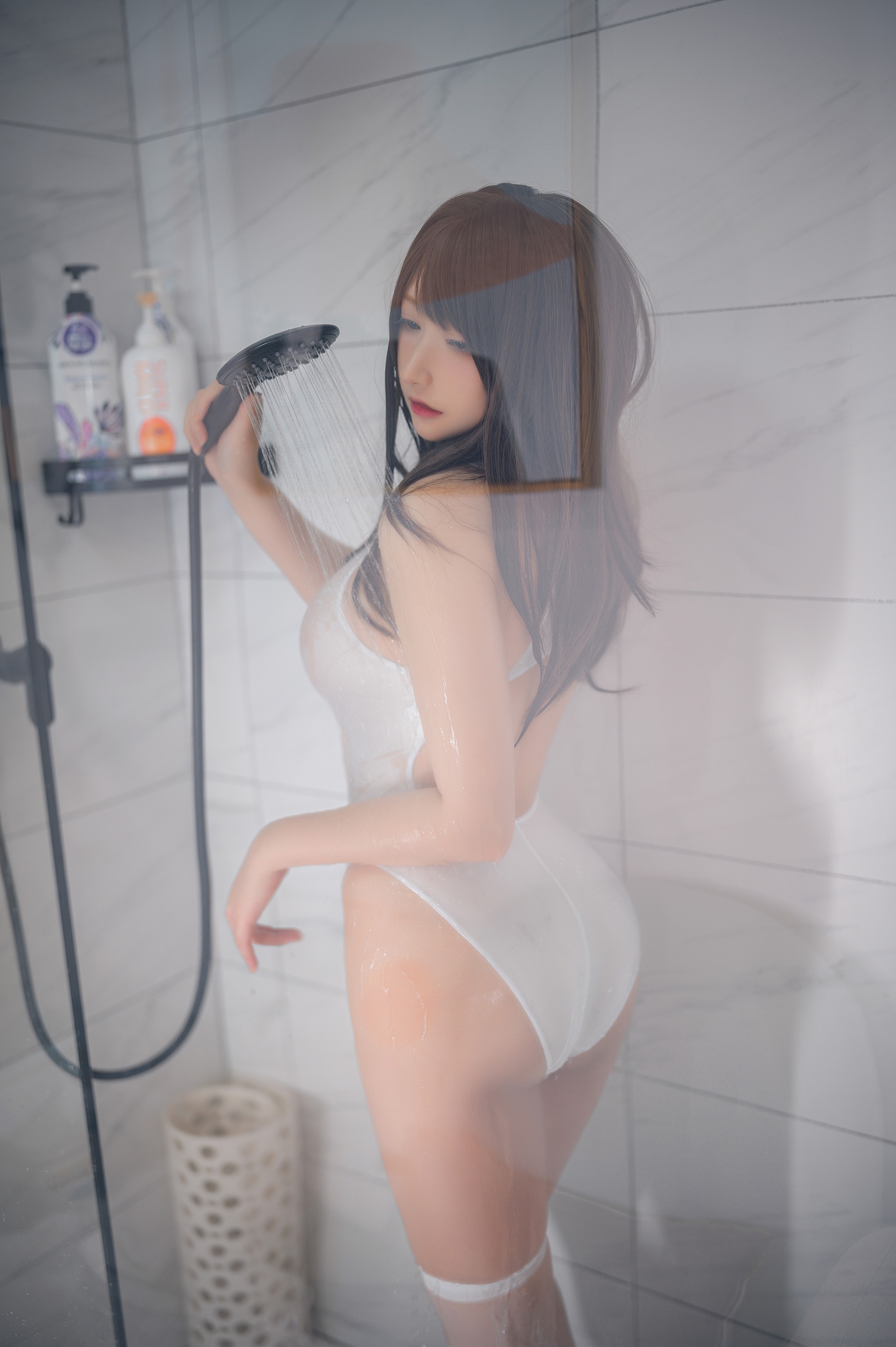 图片[1]-念念_D – NO.002 白色竞泳 [20P]-XikXak